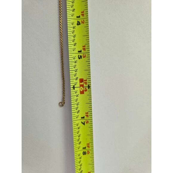 Vintage Sarah Coventry Gold Rope Chain Necklace 16" - Picture 5 of 5